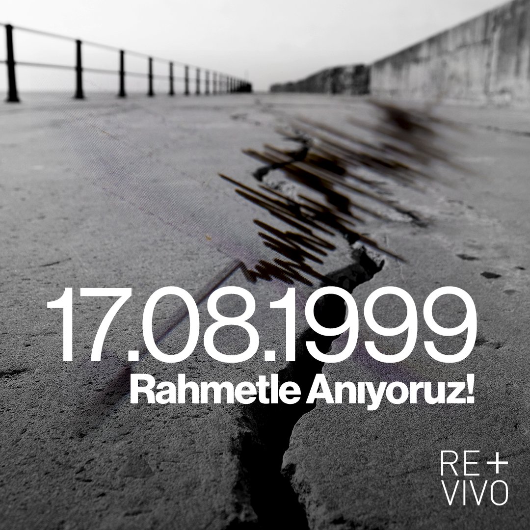 Revivotr's tweet photo. 17 Ağustos 1999’da gerçekleşen büyük Marmara depreminde hayatını kaybedenleri rahmetle anıyoruz!

#Revivo #MarmaraDepremi #GölcükDepremi https://t.co/I9wDadBGlT