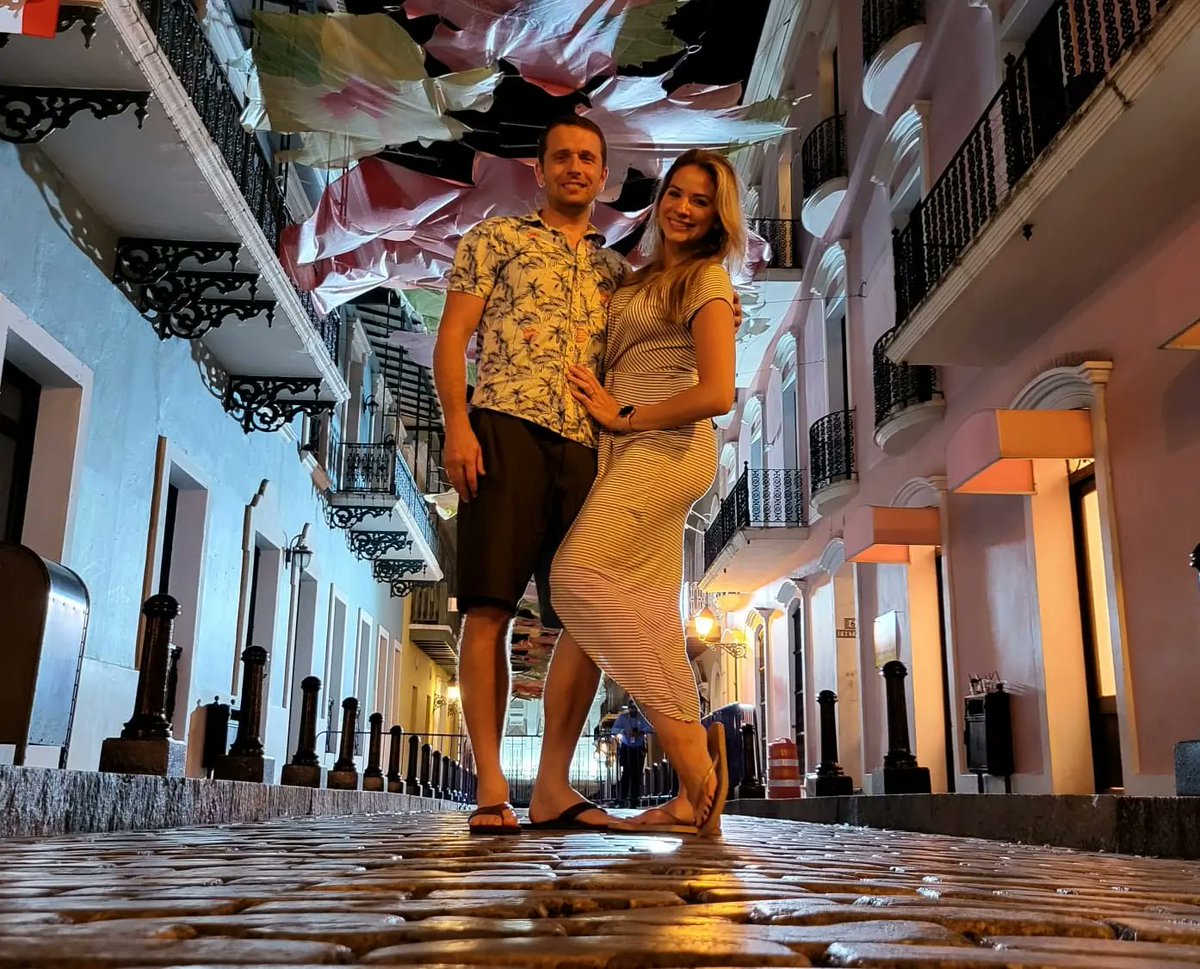 Date night <a href="/oldsanjuanpr/">Patrick Sexton</a> 
@anitagelatopr with my handsome hubby!

#pr #puertorico #oldsanjuan #mr #mrs #gelato #date #hubby #wifey #datenight #night #loveisintheair