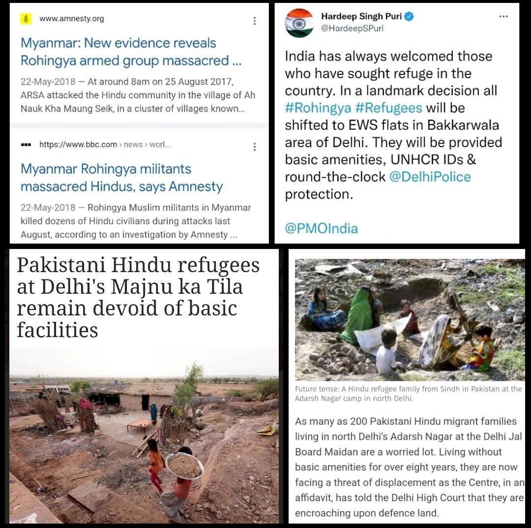 Incognito_qfs's tweet photo. TMC, Congress have historically helped Rohingyas &amp; other illegal migrants with Aadhar, Voter I'd, House etc in exchange for their votes.

Now, BJP is trying to cut into that vote share &amp; cross 400 seats in 2024.

#MasterStroke https://t.co/Uc1Ksjrk7b