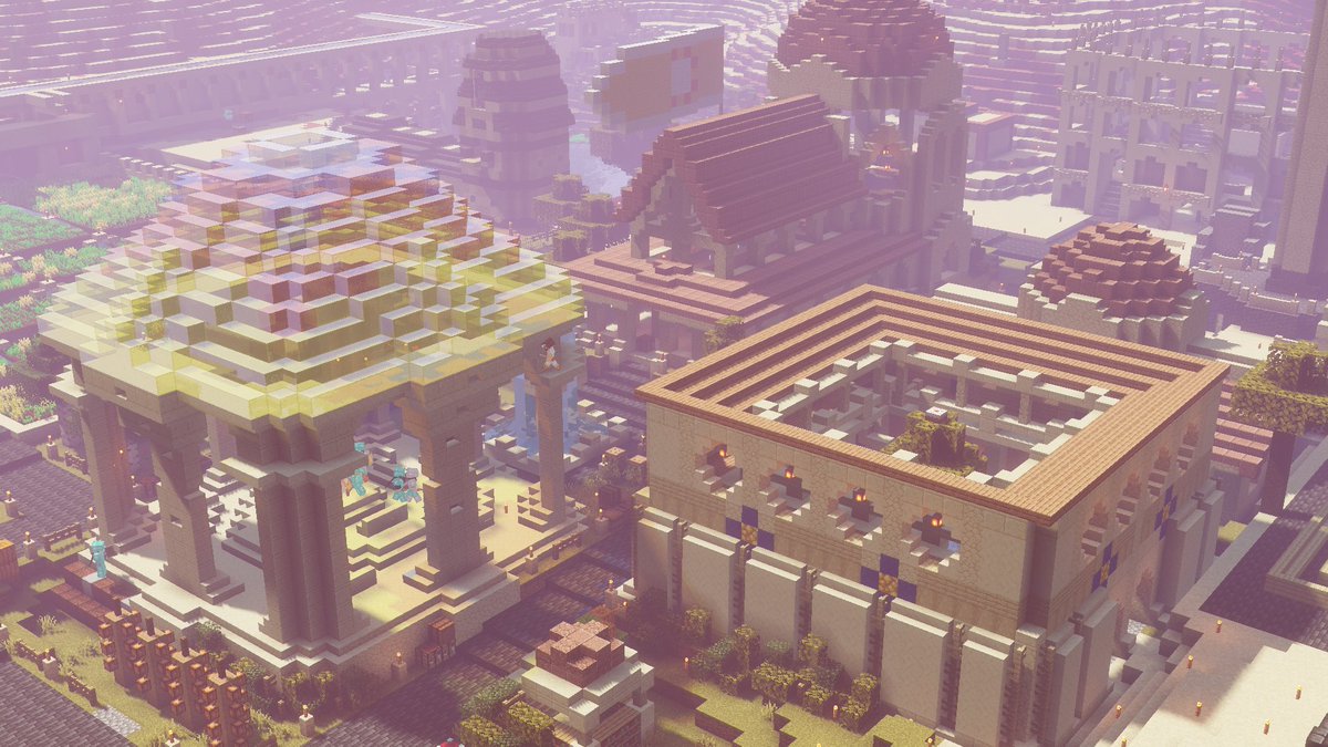 Yesterday we finished recording "1000 Players Simulate Civilization in Minecraft."