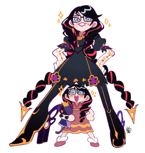 K0SMIC_ARIES's tweet photo. I forgot that bayonetta 3 is coming out this month 🥹 https://t.co/1bEWYgdl3F