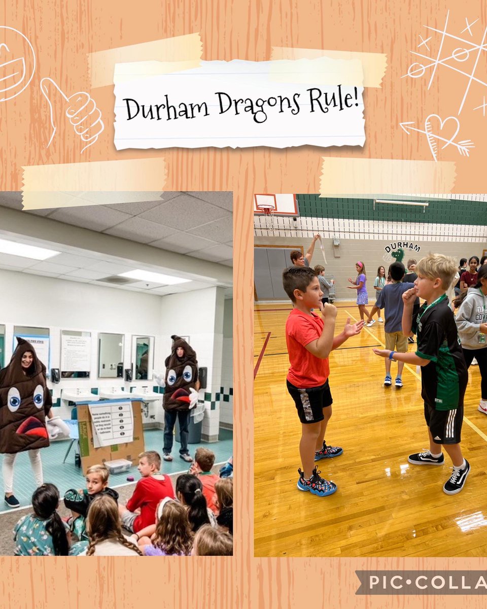 Another awesome day in the books! Our Dragons were on F.I.R.E. today learning about the Durham Way &amp; core values of friendship, integrity, respect and effort. Special thanks to our teachers for making this such an engaging and memorable day! #YouBelongHere #InspireExcellence