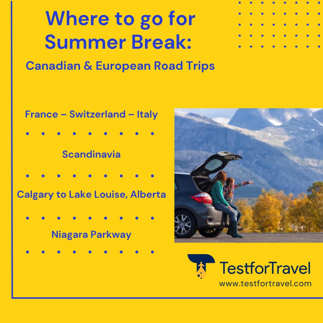 TestforTravel's tweet photo. Curious what travel road trips are all the hype? Visit our blog and find out details on your next vacation! https://t.co/552aC10Mwv
#Travel #TestForTravel #Traveling #Summer #COVID19 #COVID #COVIDTesting #COVIDTest #SummerBreak https://t.co/oreOvd3jFn
