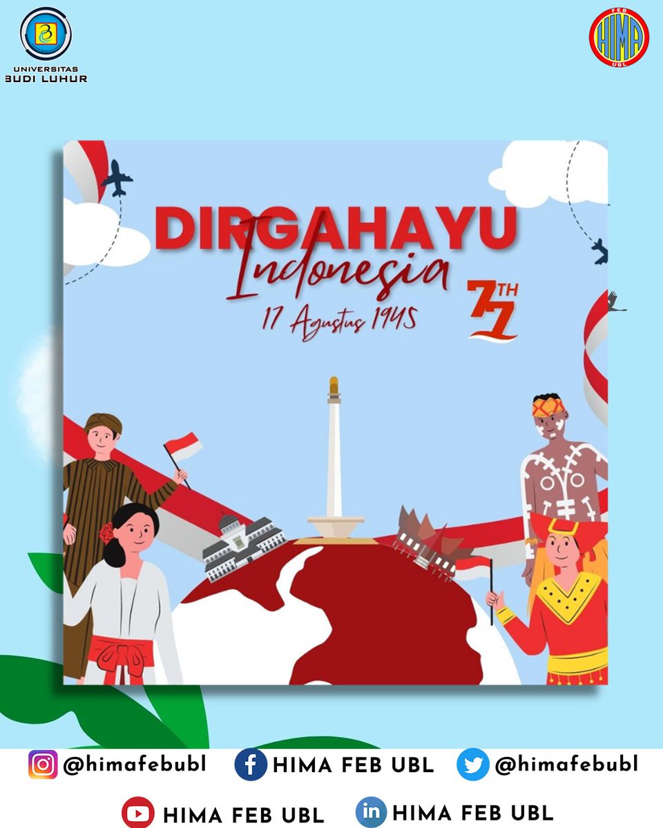 [Peringatan Hari Kemerdekaan Indonesia]

Kami segenap pengurus Himpunan Mahasiswa Akuntansi periode 2022/2023 mengucapkan selamat memperingati Hari Kemerdekaan Indonesia.
 ____________________________

#HIMA2022
#HIMAFEBUBL
#KBOMFEBUBL
#UNIVERSITASBUDILUHUR