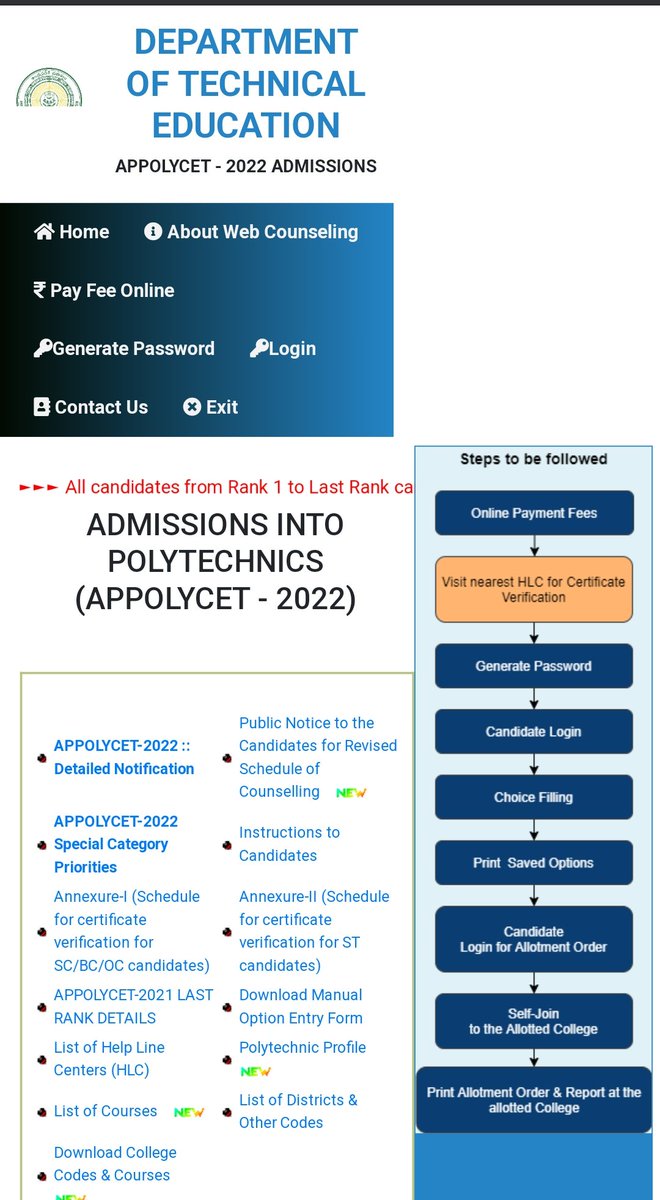 chandra_peela's tweet photo. Sub : Ap polycet 2022 Web options info 
Dear students,
Today is the last date for change of web options for polycet
Website link : https://t.co/7hbopJdKaQ

#appolycet #polycet #sbtet https://t.co/nti68TeIDx