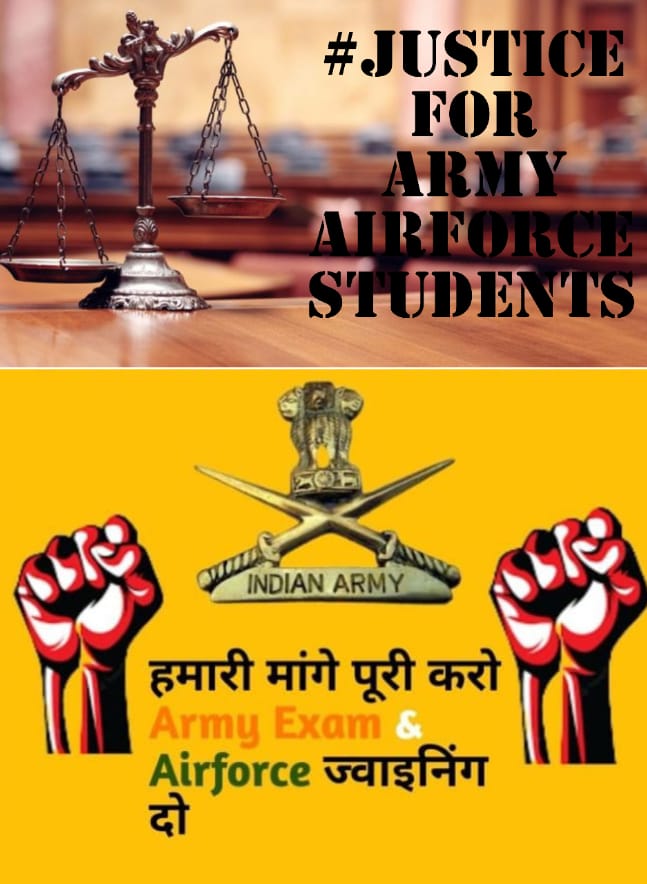 Amanak0047's tweet photo. #justiceforarmyairforcestudents
#PMOIndia 
#RajnathSingh https://t.co/sIkWfTKZ1x