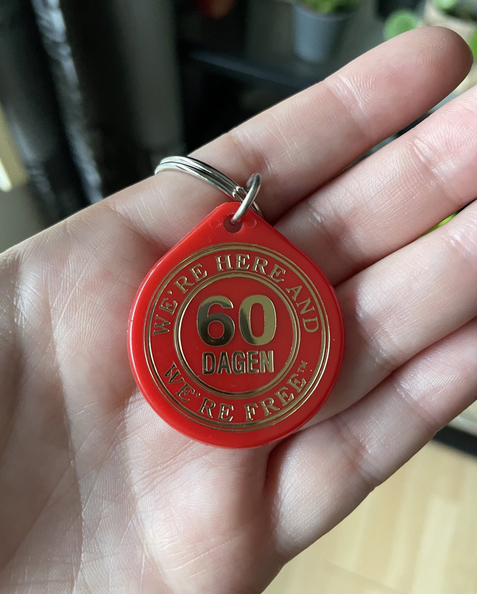 Onhelder's tweet photo. Maandag ook mijn CA 60 dagen muntje mogen ophalen en ontvangen!! #Dag65 🙏 https://t.co/pGQr71rJM6