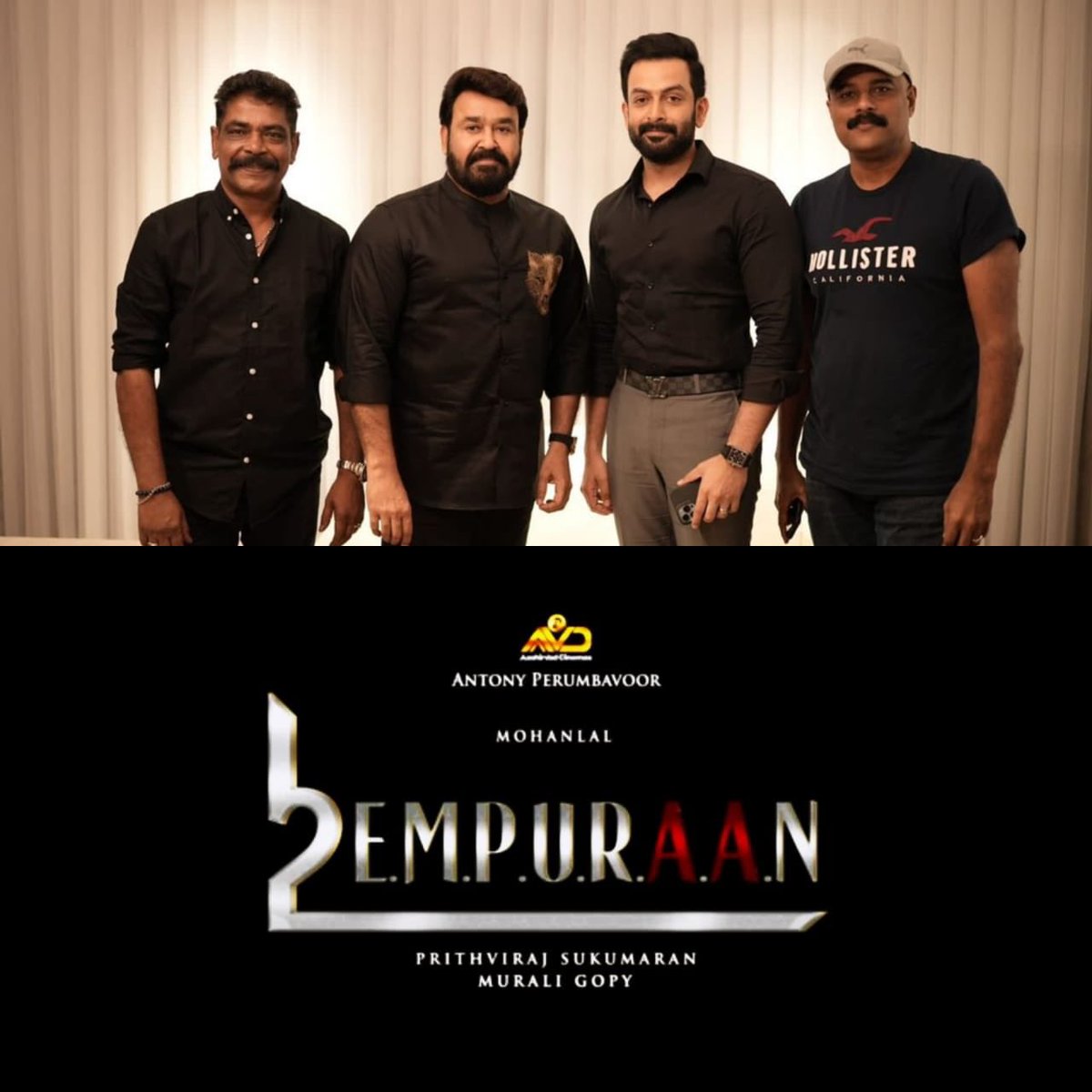 #Lucifer2 - #Empuraan Update Today @ 4 PM IST 

Stay Tuned - youtu.be/AApnbXvwjUI

@Mohanlal | @PrithviOfficial | #MuraliGopy | @antonypbvr | @aashirvadcine