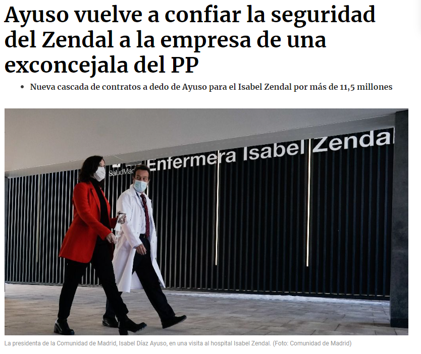 TheObjectivo's tweet photo. Por sólo 1.000.000€ cada 6 meses Silvia Cruz Martín, exconcejala del PP en Alcorcón, me protege el Zendal de que los podemitas roben el cobre aprovechando que está vacío. https://t.co/PEQpt1JBsY