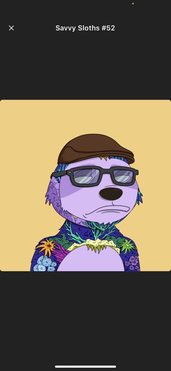 DiamondHand209's tweet photo. Hey everyone just wanted to let you know I am officially Project Lead for 🚨 @SavvySloths  🚨 and I am very excited for the future a part of @JackalopeNFTs community! Big things are coming, grab some of these Savvy Sloths while they’re low #StaySavvy #BullishAF https://t.co/MdUTLnJiDU