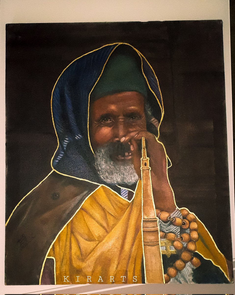 Kirarts1's tweet photo. "አንድ አማኝ ያለው ብርሀን ለሺ ትውልድ ያበራል"
 የአማኙ ቅኔ............oil painting https://t.co/1UNpPgqpSA