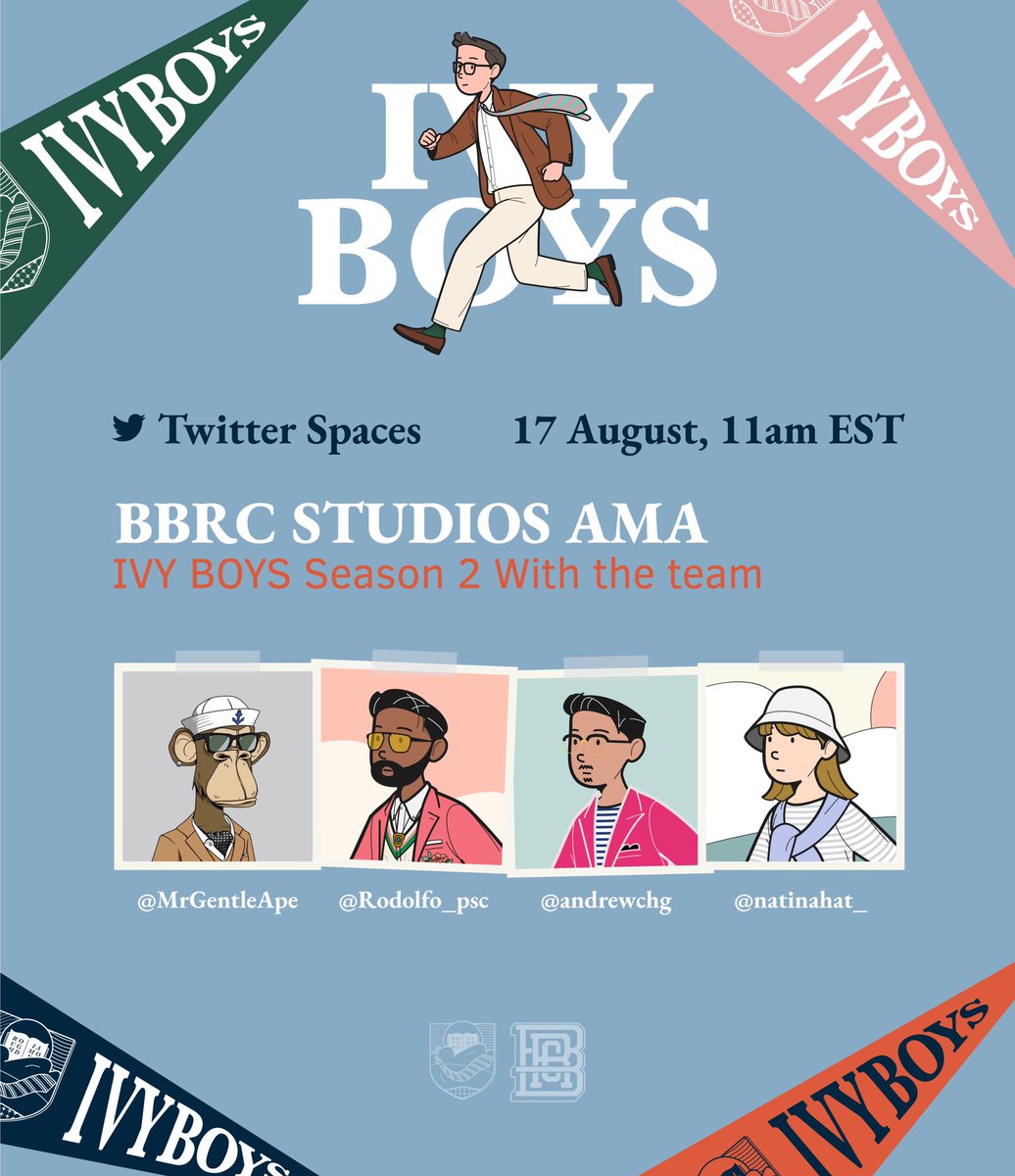 BBRCStudios's tweet photo. Join us for our AMA tonight as we unpack more about IVY BOYS Season 2 ❤️

 https://t.co/nRB7AokidH https://t.co/mSaqV3SXJA