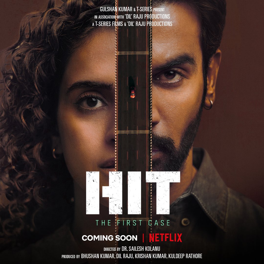 CineQuora's tweet photo. Premiere Alert!
#HITTheFirstCase comes soon on @NetflixIndia
#HIT : #TheFirstCase
@RajkummarRao @sanyamalhotra07 #SaileshKolanu @TSeries https://t.co/0uxrZzSOq4
