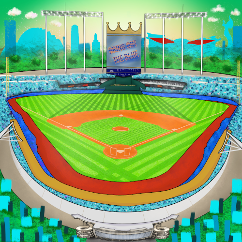 BandwagonNFTs's tweet photo. BALL PARK SERIES - A to Z in 30 DAYS!
in collaboration with @Slama39

Kauffman Stadium - Home of the @Royals

MINT NOW!
https://t.co/jSVSGUUzik

#KansasCityRoyals #MLB #NFT https://t.co/ezwYbecTz7