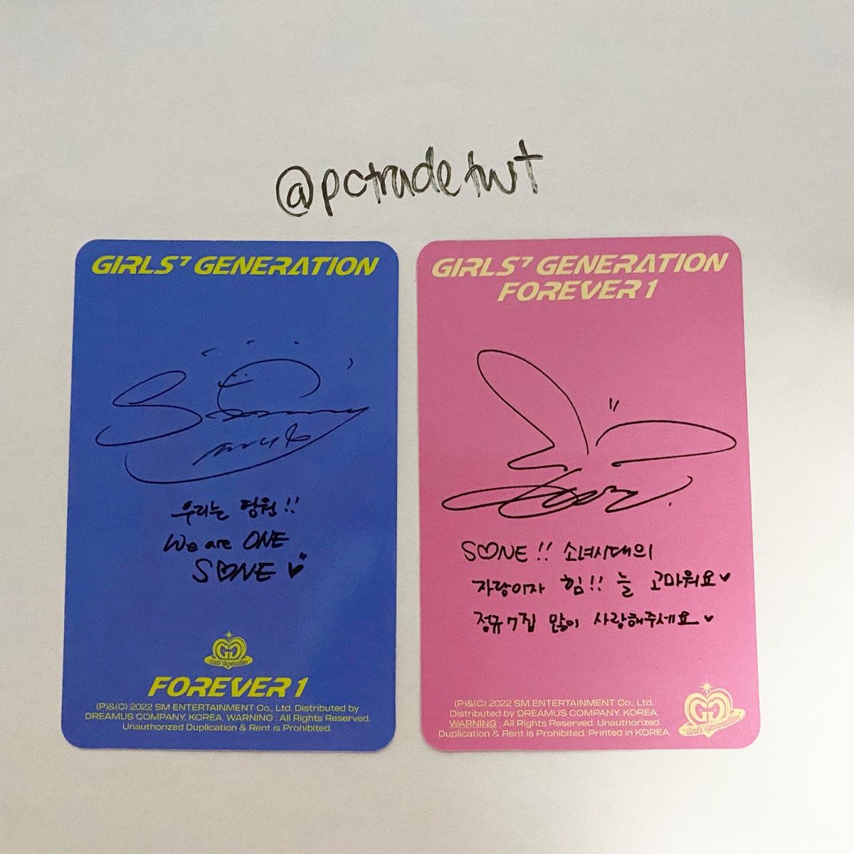 pctradetwt's tweet photo. WTT - SNSD FOREVER 1 PC

Have: 
Sunny (Standard)
Taeyeon (Deluxe) 

Want: *equivalent ver*
Standard ver: TAEYEON, HYOYEON, YURI, SOOYOUNG, YOONA

Deluxe ver: YURI, YOONA, SEOHYUN 

📍USA ONLY 

ℹ️ read pinned tweet for proof &amp; info 

@kpopctrades @ggpctrade @kpopgirlgroupps https://t.co/isOxVkrIn7