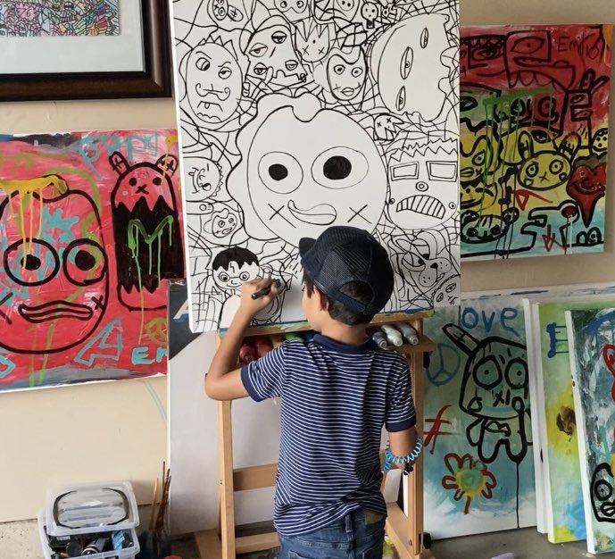 “I draw with my eyes and with what’s in my mind.” -Emilio