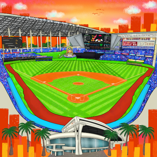 BandwagonNFTs's tweet photo. BALL PARK SERIES - A to Z in 30 DAYS!
in collaboration with @Slama39

LoanDepot Park - Home of the @Marlins

MINT NOW!
https://t.co/jSVSGUUzik

#MiamiMarlins #MLB #NFT https://t.co/BFlk5fgPgt