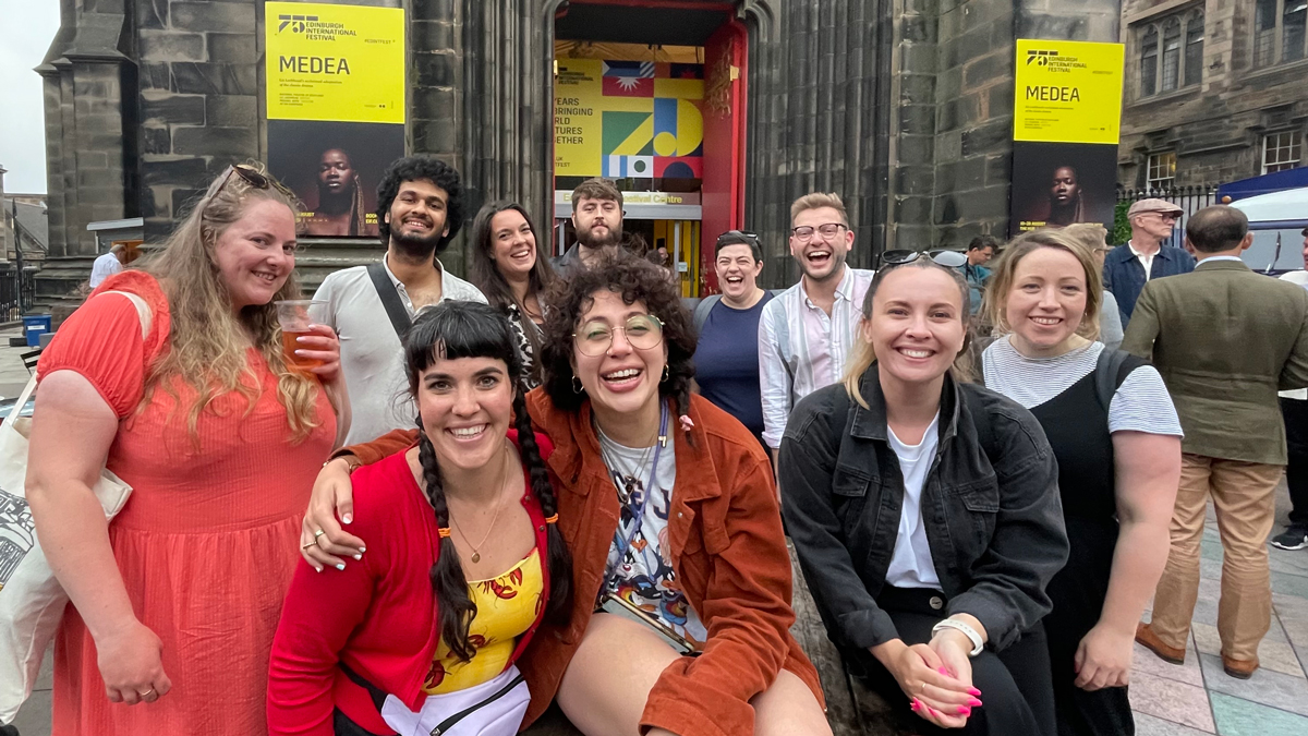 YTArtsScot's tweet photo. We had a brilliant week of workshops and shows as part of the Inspire phase of our Directors Development Programme. Big thanks &amp; gratitude to our partners @edintfest and @edfringe - we're stoked to see how this will flourish in 2023 👏 https://t.co/RCibh0VngH