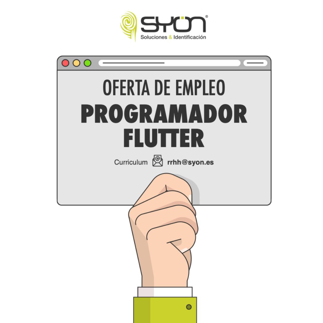 syon_control's tweet photo. Buscamos programador de aplicaciones móviles con conocimientos de Flutter. Desarrollo de aplicaciones web con .NET Framework y AngularJS. Para desarrollo y mantenimiento de aplicaciones móviles, aplicaciones web y de escritorio. #OfertaLaboral #OfertaDeEmpleo #flutterdev https://t.co/h7C7sa0bx4