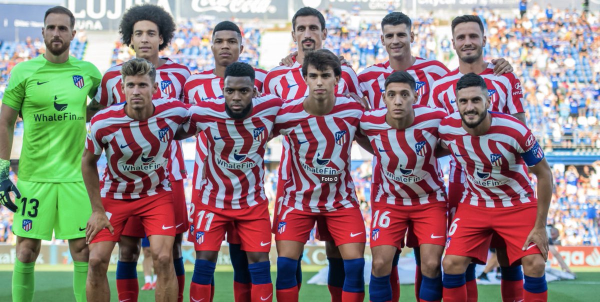 paulreidy67's tweet photo. This Atleti kit really is a shocker and is even worse when ten of them are lined up together.
For Nike to propose it is one thing but for the club to approve….. https://t.co/szsQyCMYf5