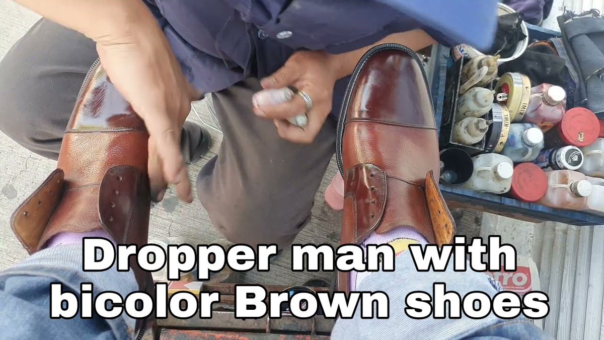 ArizmendiFausto's tweet photo. S5E32 Dropper man with bicolor Brown shoes

BICOLOR BROWN SHOES WILL MAKE YOU SLEEP!!!

Shoe shine service on Brown shoes, the place was camarones ave corner de las granjas ave Mexico city

 https://t.co/fmF0ZlXVO8

#youtube #asmr #asmrshoeshine #asmrsounds #shoeshine #bestasmr https://t.co/YCZizvuxyv