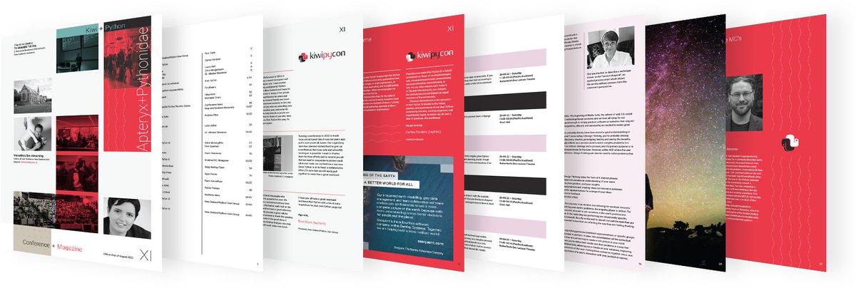 kiwipycon's tweet image. This is the story of @kiwipycon&apos;s  Apteryx Pythonidae and of the bold people who made it. 
buff.ly/3Cd5gKr 

Get a print copy with an in-person ticket or the chance to buy the magazine + t-shirt bundle (delivered by post) with an online one.

#Python #WeAreKiwiPyCon
5/5