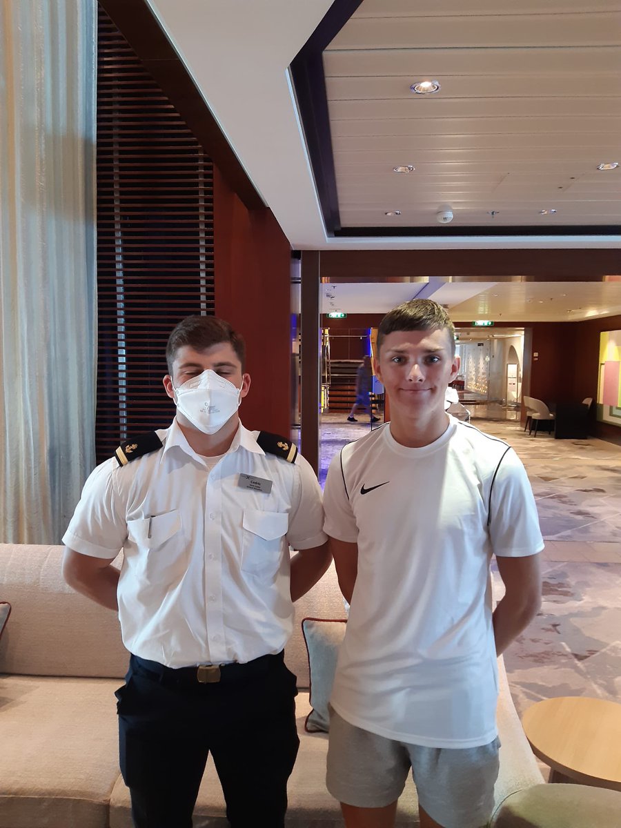 oscar5brod's tweet photo. For my 1st World of Work Challenge I was given the opportunity of Shadowing a Cadet Officer onboard the Celebrity Silhouette
@HCCareersDept
@holycrosschorl
@fleetwood_nc https://t.co/e5cWIei1NP