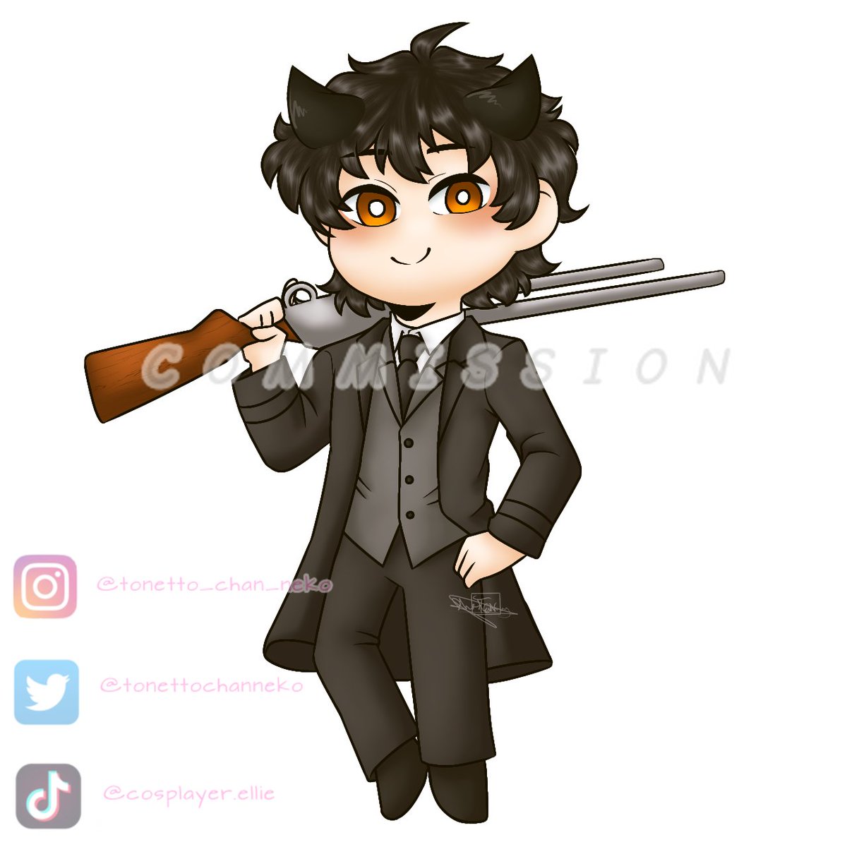 TonettoChan's tweet photo. Another finished commissions for @Curigury !! I had fun doing them and they are so cute! Hoping to be working with you again soon! Thank youu!!

#commissions #commissionpost #commissionart #commissions https://t.co/BfWEKHP2hG