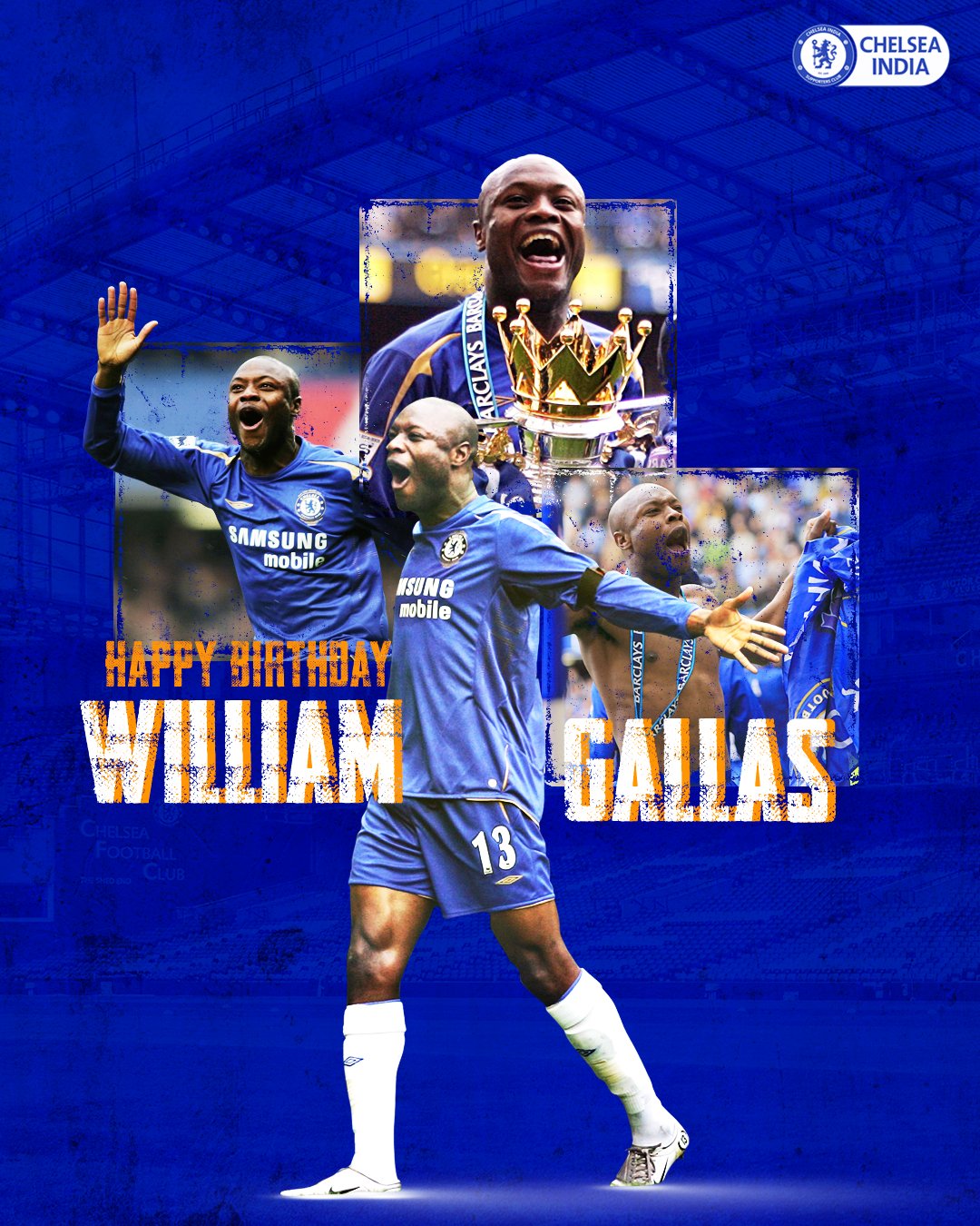 Wishing a very happy birthday to former French defender and winner, William Gallas! 