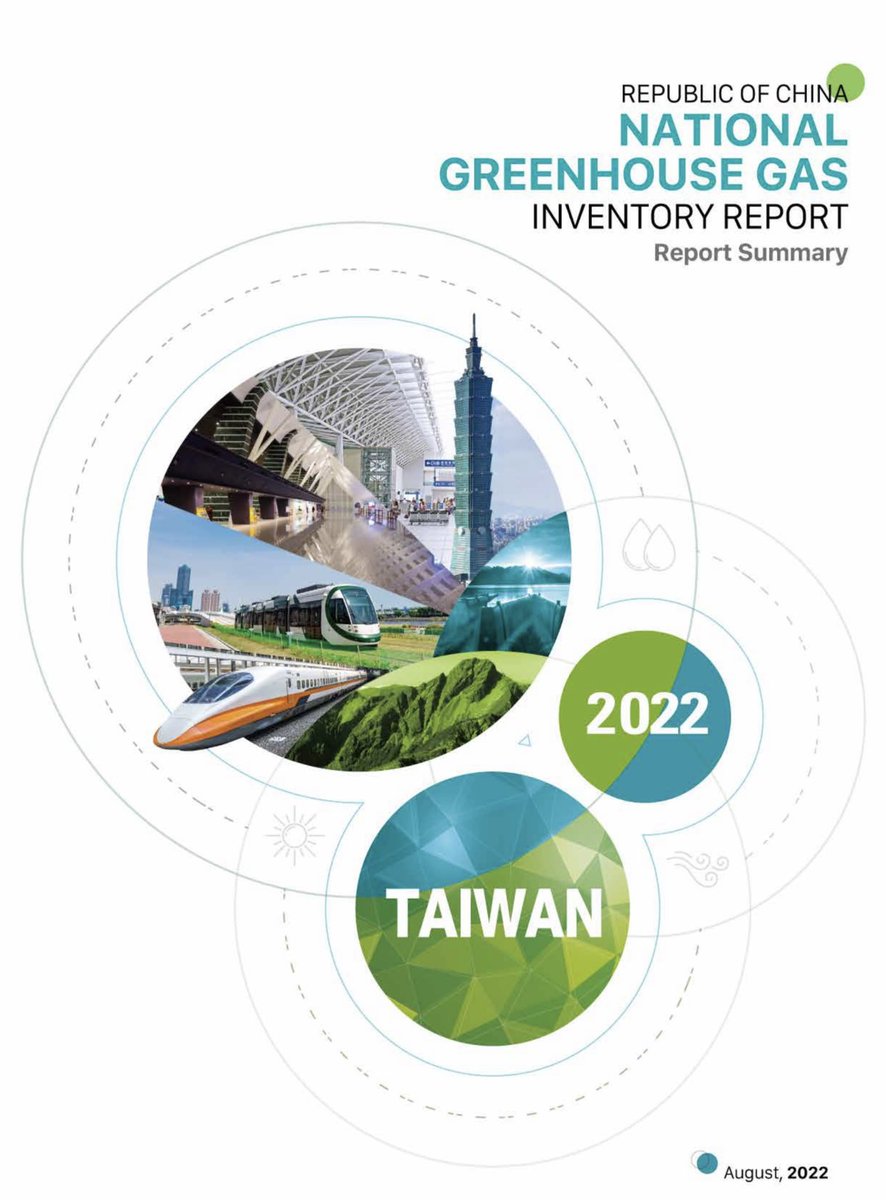 yangpeiwei's tweet photo. taiwan’s EPA just (very quietly?) published this year’s national GHG inventory report! a quick 🧵 on what (i think) it says and what it means for tw climate policy moving forward! https://t.co/emcv7c4Ri4 https://t.co/KLZg0bJkWD