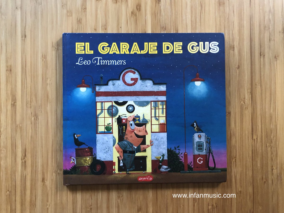 Infanmusic's tweet photo. Un álbum ilustrado sobre ruedas, con mensaje de #reciclaje, y unos instrumentos musicales que molan. Esto es “El Garage de Gus” de Leo Timmers https://t.co/omxiZxYPVj #bibliotecainfanmusic #LeoTimmers ⁦@harperkidsIB⁩ ⁦@harperkidsIB⁩ https://t.co/iaassMtlkp