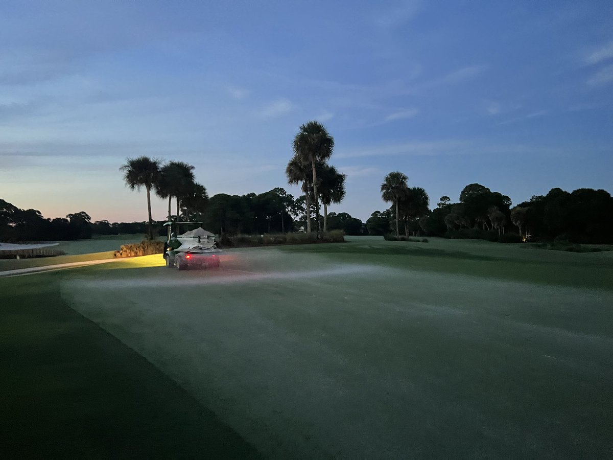 PGAVillage's tweet photo. Rise and Shine Friends!
Finishing Summer Agronomy T๐UCHES on the #WanamakerCourse at PGA Golf Club ๐
Up next โก๏ธ #rydercourse
#summeragronomy #floridagolf #summergolf #gcsaa #EscapeToGolf #pgagolfclubagronomy
#pgagc๐๐ดโณ๏ธ๐๏ธ๐๐ปโโ๏ธ
@FGCSA @PGAVillage
๐ธ: @Tom_Taylor1421 https://t.co/CxTeS592w7