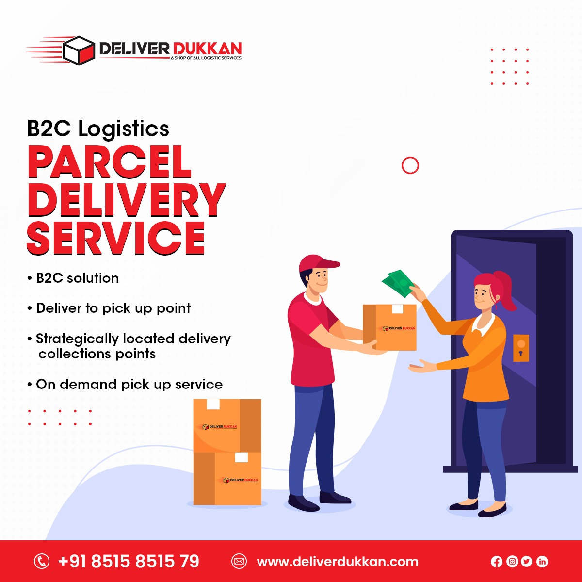 DeliverDukkan's tweet image. A #commercialtransaction that takes place between a business and consumer is known as Business to Consumer or B2C. This is different from a Business to Business or B2B order fulfillment in that it caters to the customer directly.

Call us for more information: +91 8515851579