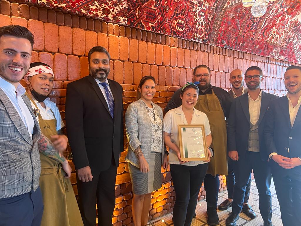ursmiddleeast's tweet photo. Heartfelt congratulations to the Team for achieving Hazard Analysis Critical Control Points (HACCP) Certification.
We, the URS Team are honored to be part of this milestone.
+97143847500
#URSMiddleEast #URSTraining #HACCPCertification #HACCP #URSTeam #Certificationbody https://t.co/auuUK55w02