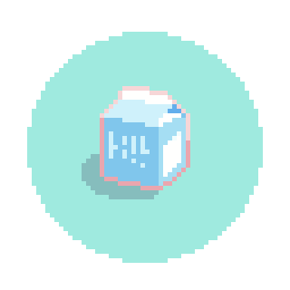 Milk #ColdDrink 
#pixelart #pixel_dailies 
<a href="/Pixel_Dailies/">Pixel Dailies</a>