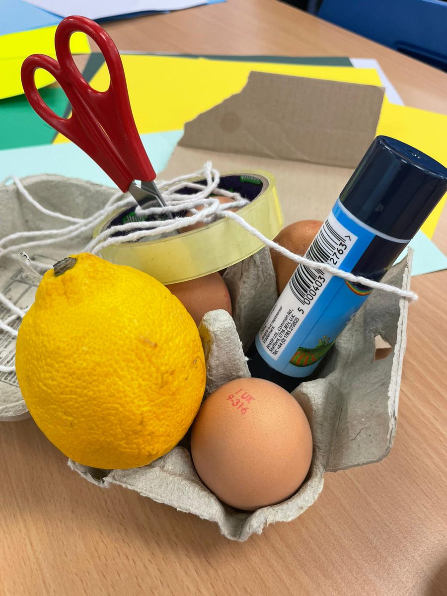 campionsummer22's tweet photo. Part two of the carousel we had maths, where the pupils made towers to hold eggs and lemons, while simultaneously working out a maths problem. Luckily no eggs were broken on Miss Edward's classroom carpet! (2/3) https://t.co/apdoeawkuw