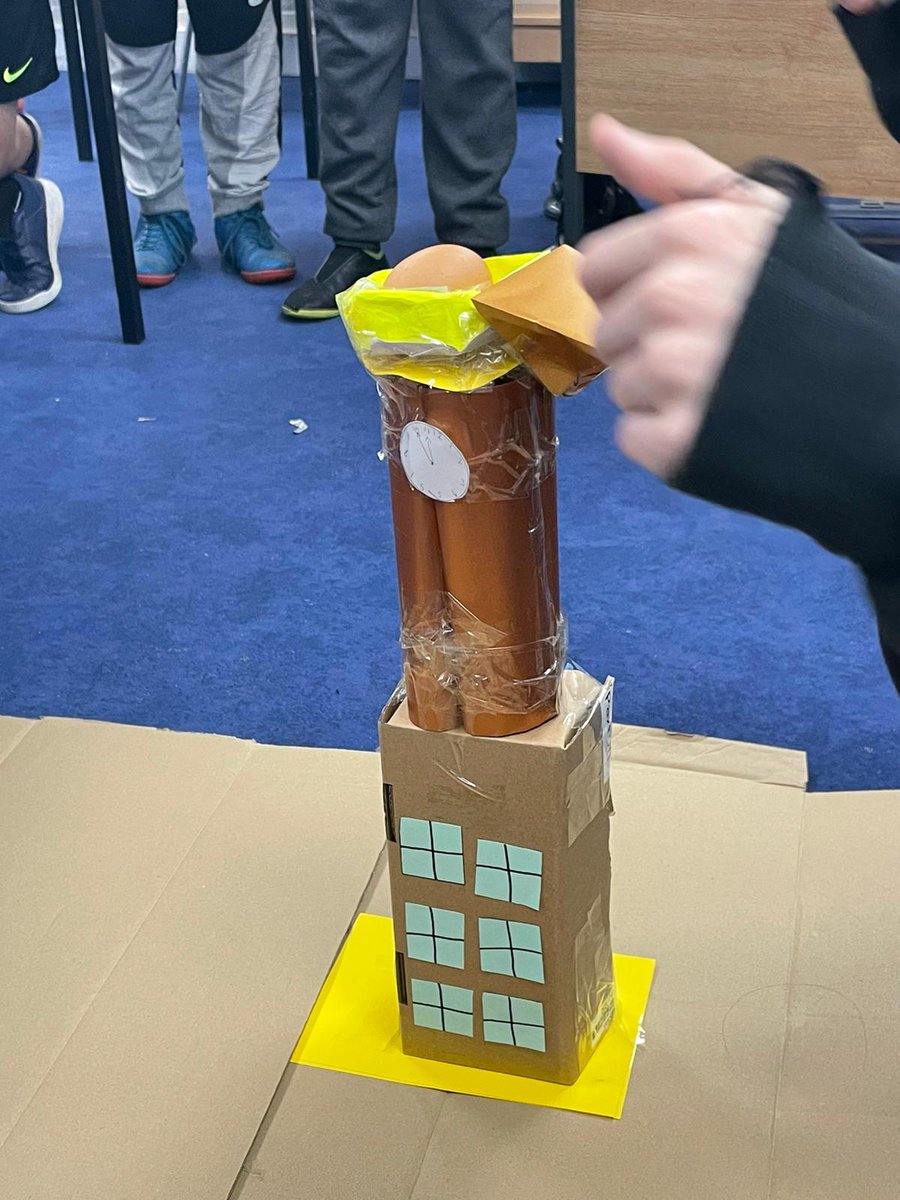 campionsummer22's tweet photo. Part two of the carousel we had maths, where the pupils made towers to hold eggs and lemons, while simultaneously working out a maths problem. Luckily no eggs were broken on Miss Edward's classroom carpet! (2/3) https://t.co/apdoeawkuw