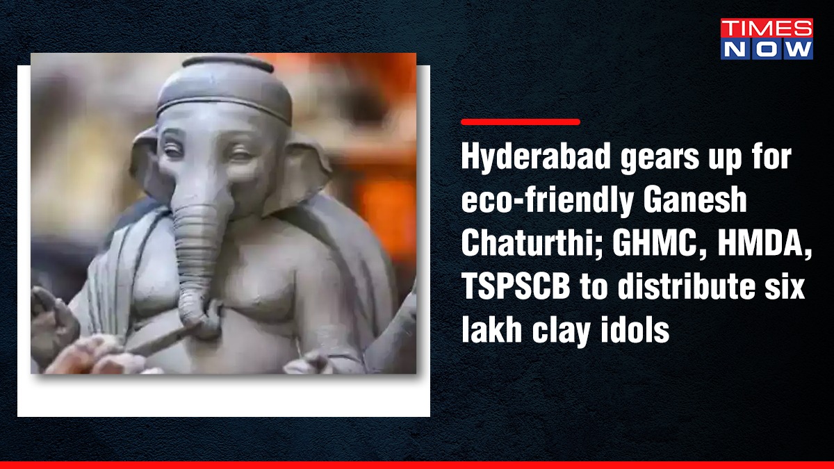TimesNow's tweet photo. In a bid to make this year's #GaneshChaturthi an eco-friendly celebration, the various line departments of #Hyderabad are planning to distribute a total of six lakh clay idols to the residents.

Read More: https://t.co/gIcJV1JZwK https://t.co/AfiVoi2Oo7