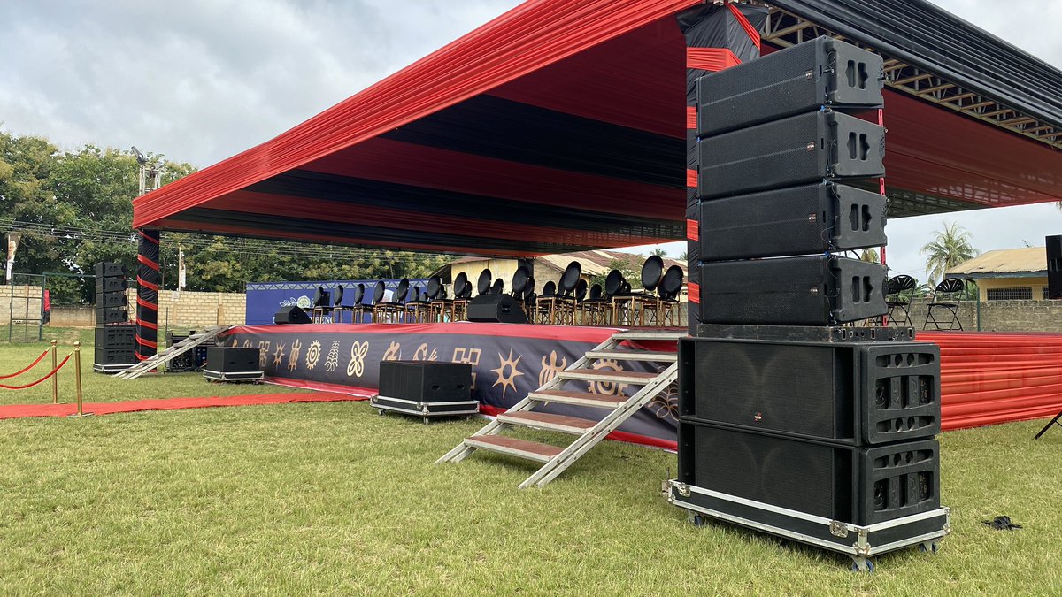 ASKTK_Sounds's tweet photo. Large Funeral Setup #LiveSound https://t.co/DvmVN05mES
