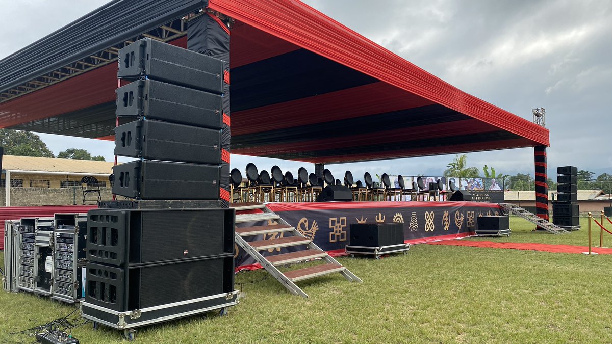 ASKTK_Sounds's tweet photo. Large Funeral Setup #LiveSound https://t.co/DvmVN05mES