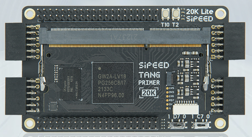 SipeedIO's tweet image. Tang Primer 20K comeout~ 20K Lut #FPGA in 20$~ 
1Gbit DDR3, more than 100IOs, support #LiteX @enjoy_digital
Suit for #RISCV softcore, #GOAI, #TinyMaix, etc.
And it have education version IDE which don't need license~
check it out:
aliexpress.com/item/100500465…