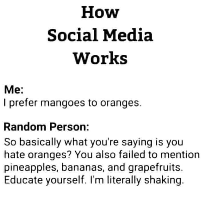 BigPic_Ruth's tweet photo. I only use social media sporadically, because it’s not good for my mental health. Can’t imagine why. #socialmedia https://t.co/Lh4BsiliDU