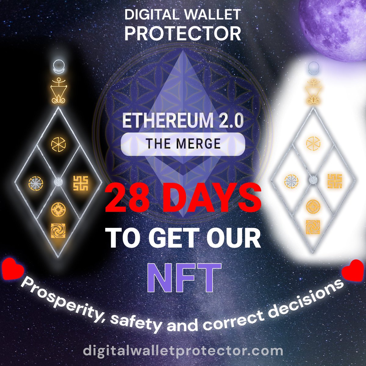 WalletProtector's tweet photo. 28 days left...
You are still not sure why to buy our limited product?
It safety, correct decisions, prosperity ain't enough...
...try it for FREE ππ https://t.co/IR2yMv3sul
#walletprotector #NFT #merge #ETHMerge #blockchain #Crypto #ethereum #prosperity #spirituality https://t.co/ZGaI7E3IeR