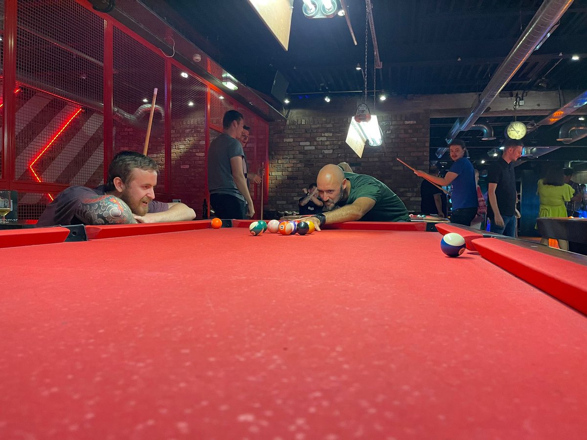 Kentonbball's tweet photo. Some more pics from the the weekend for @Kentonbball end of season night out in @Lane7_ 
@smoothlanc and @craigmole1 being the best pool doubles, only losing 1 game. #kentonbasketballclub #kentonbasketball #endofseason #club #team #social #basketball #bowling #pool https://t.co/VLi57Jawcu