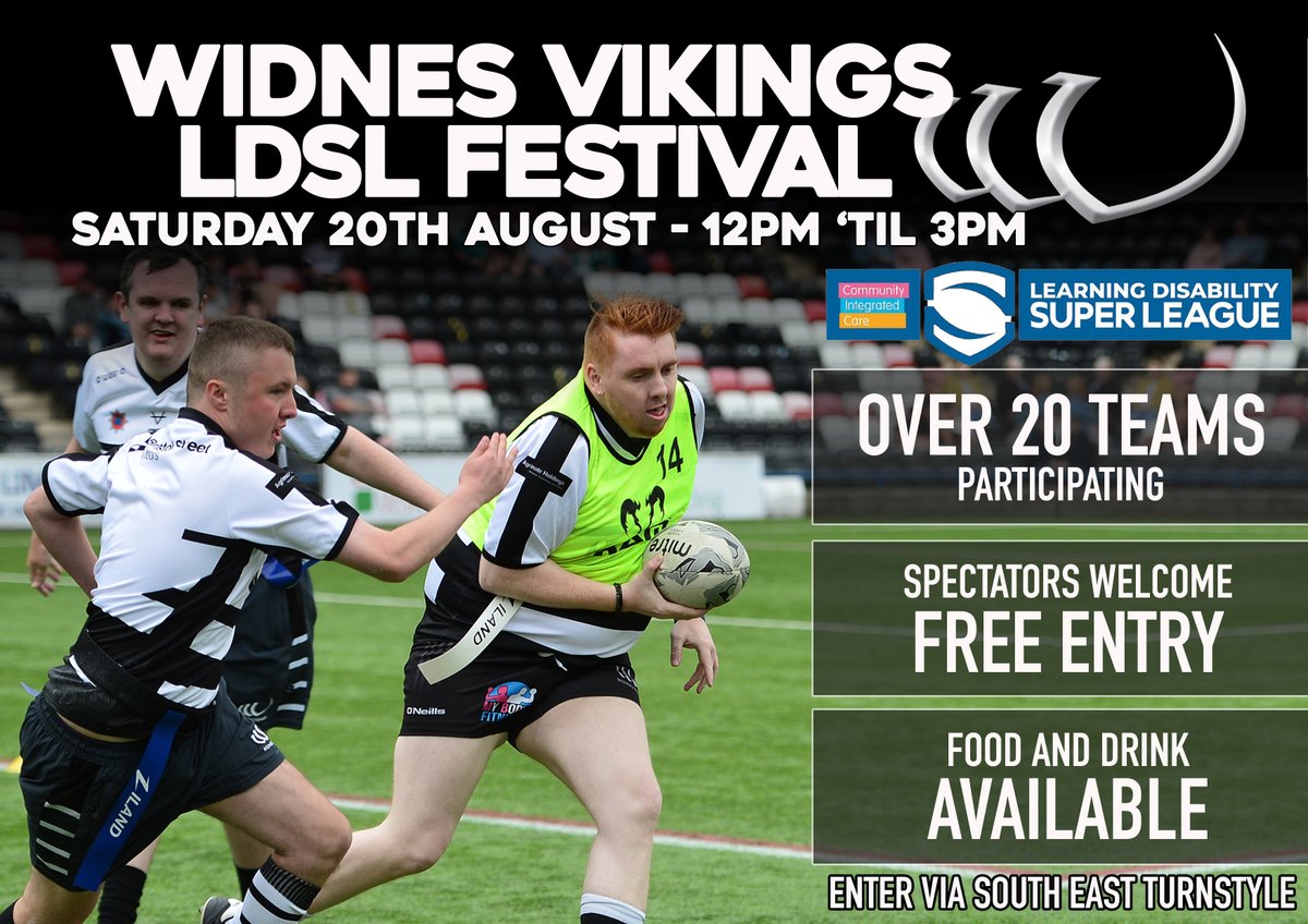 WidnesRL's tweet photo. 🏉 @LDSuperLeague in association with @ComIntCare is back this Saturday from 12-3pm with FREE entry!

🙌 Head down to the DCBL Stadium to cheer on the players and see over 20 teams involved!

#COYV🏁 https://t.co/St5Zwwhi7G