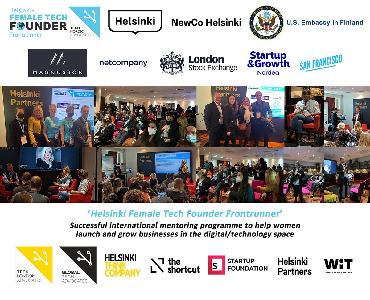 🇫🇮 Mentee #shoutout

Helsinki Female Tech Founder Frontrunner: 6m International Mentoring Programme DEADLINE: 28th August!

➡Link: mla.bs/123bd5d3

Thanks to our partners!

#tnawit #womenintech #nordicmade #nordictech #tnawitmentoring #inclusion #diversityintech