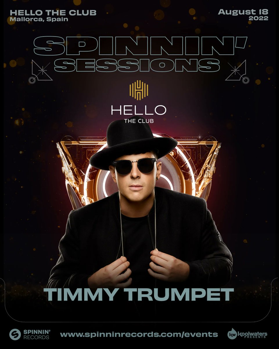 SpinninSessions's tweet photo. 18th of August is going be a night to remember with @TimmyTrumpet at #hellotheclub 💥
Tickets still available >> https://t.co/vBOfru33ug
@KoolwatersGroup https://t.co/SruOxgoJEQ