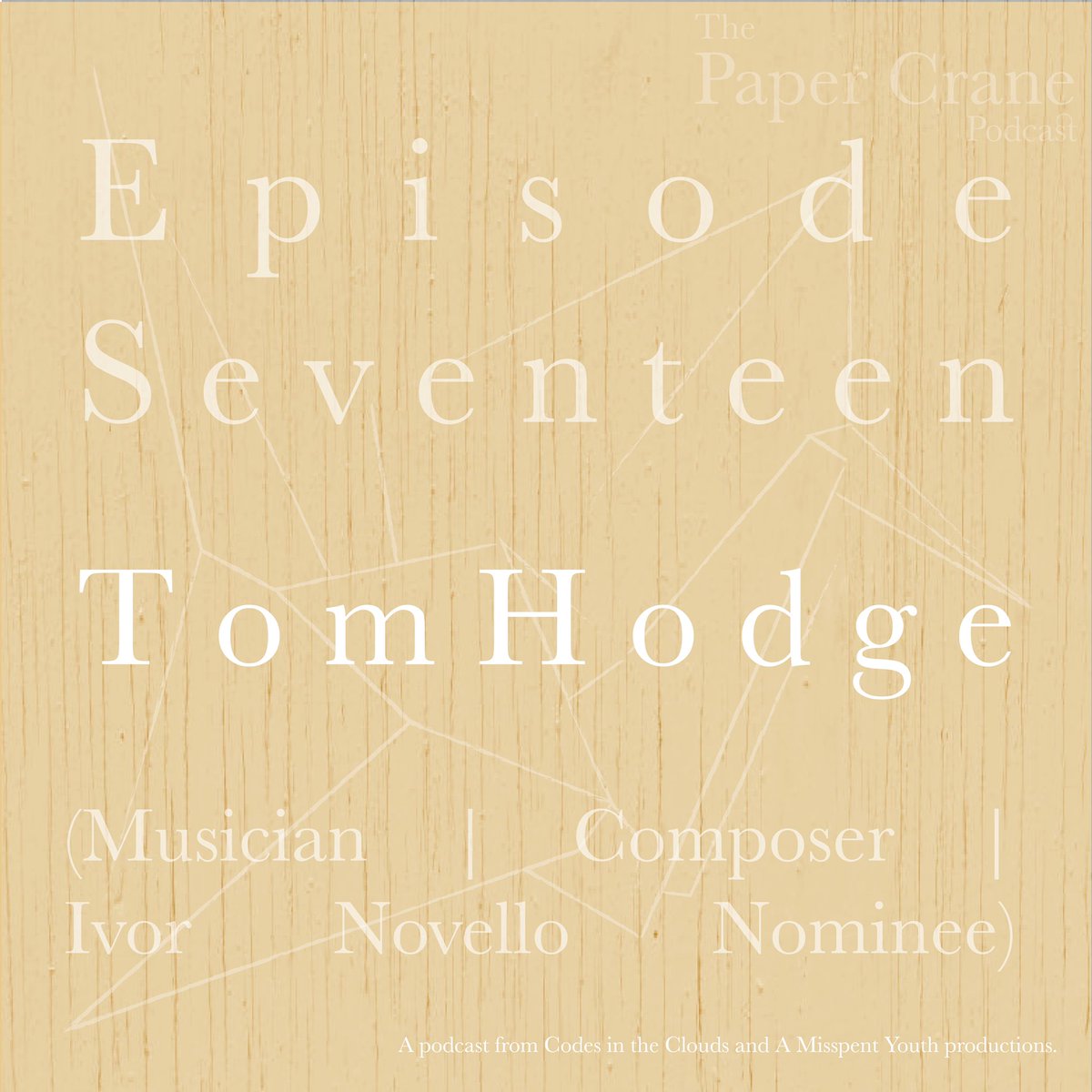 codesclouds's tweet image. This week’s guest on #ThePaperCrane is the @IvorsAcademy-nominated writer and composer, @tom_hodge! We talk the process of the Ivors panel, composing for film and TV, his mid-2000&apos;s #EdinburghFringe show and much more. linktr.ee/codesintheclou…