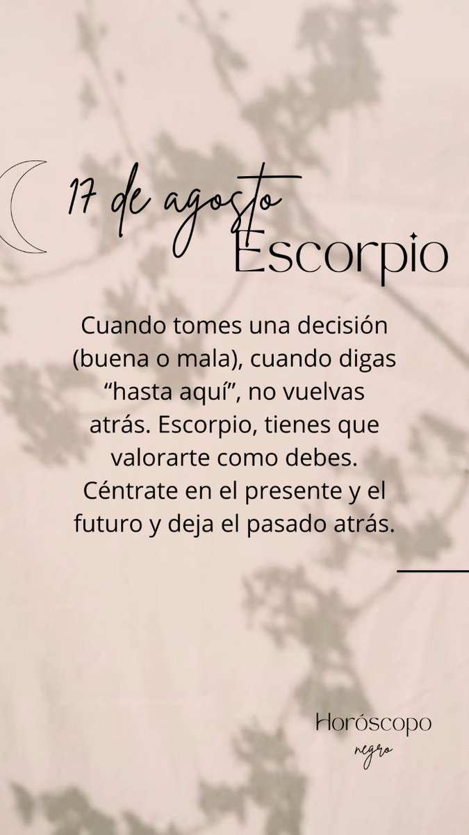 escorpio_hn's tweet photo. El horóscopo diario del 17 de agosto para #Escorpio ♏🔮✨ #horoscoponegro https://t.co/6p1U6OQUr7