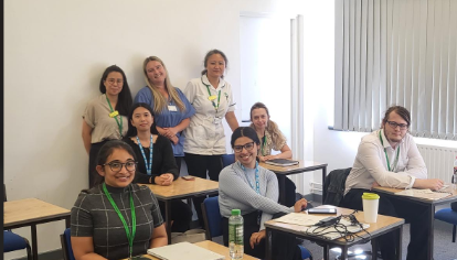 esht_pharmacy's tweet photo. Fantastic Medicines Reconciliation session for our Trainee Pharmacists - big thanks to Sophie and Aizhan for facilitating this #training #foundationtrainingyear https://t.co/ec3R7AxAua